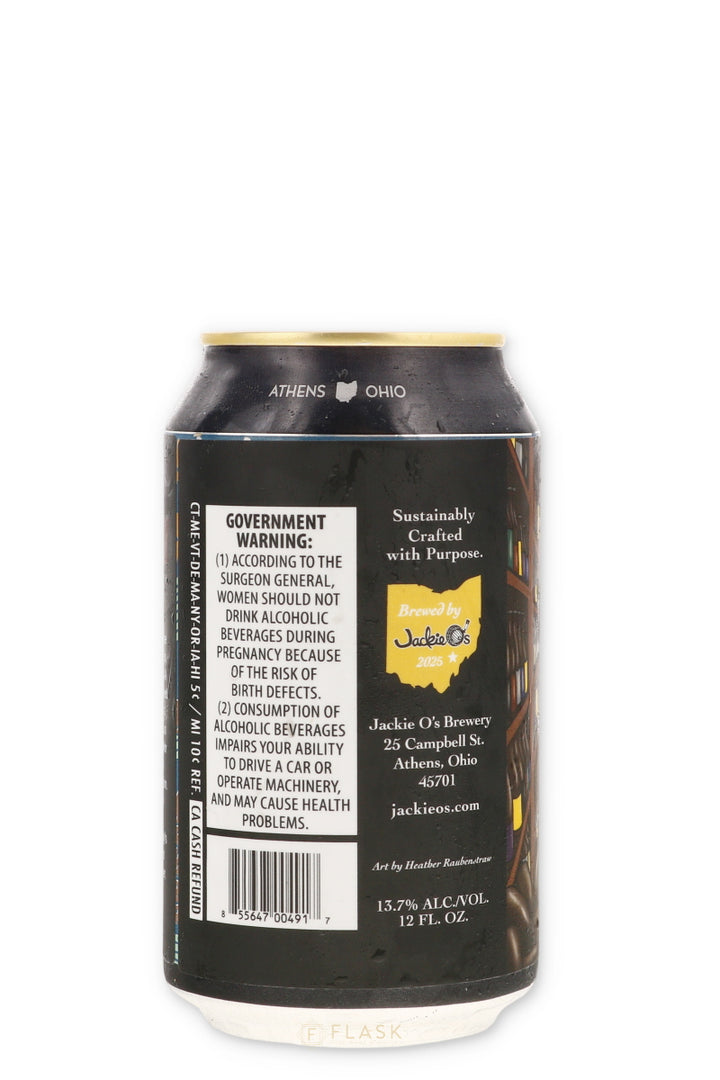 Jackie O's Prodigality BBA Barley Wine 12oz can