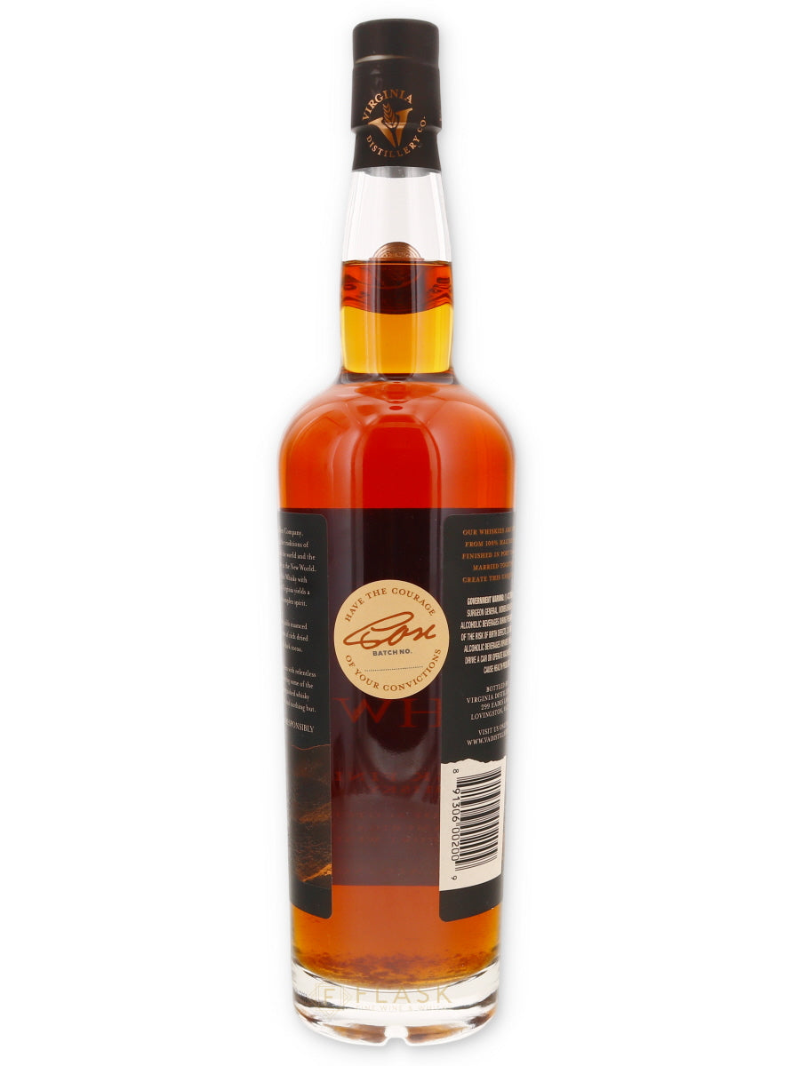 Virginia Distillery Co. VHW Port Cask Finished Virginia Highland Malt Whisky 750ml - Flask Fine Wine & Whisky