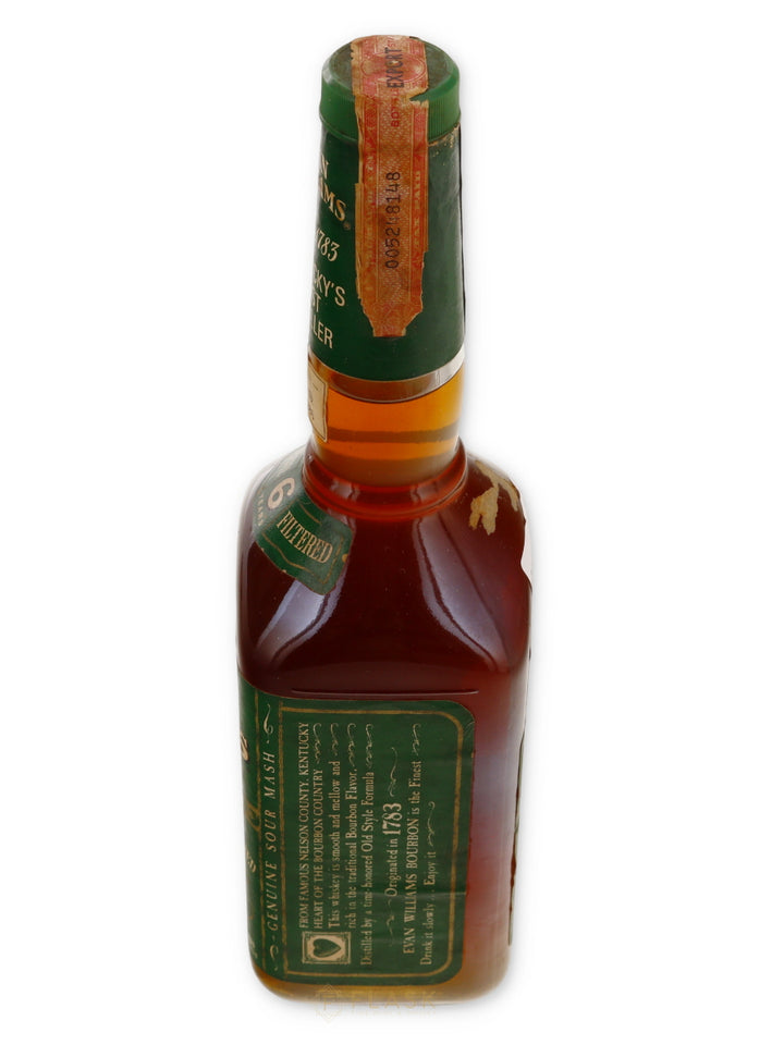 Evan Williams 6 Year Old Green Label Bourbon 1970s / Heaven Hill