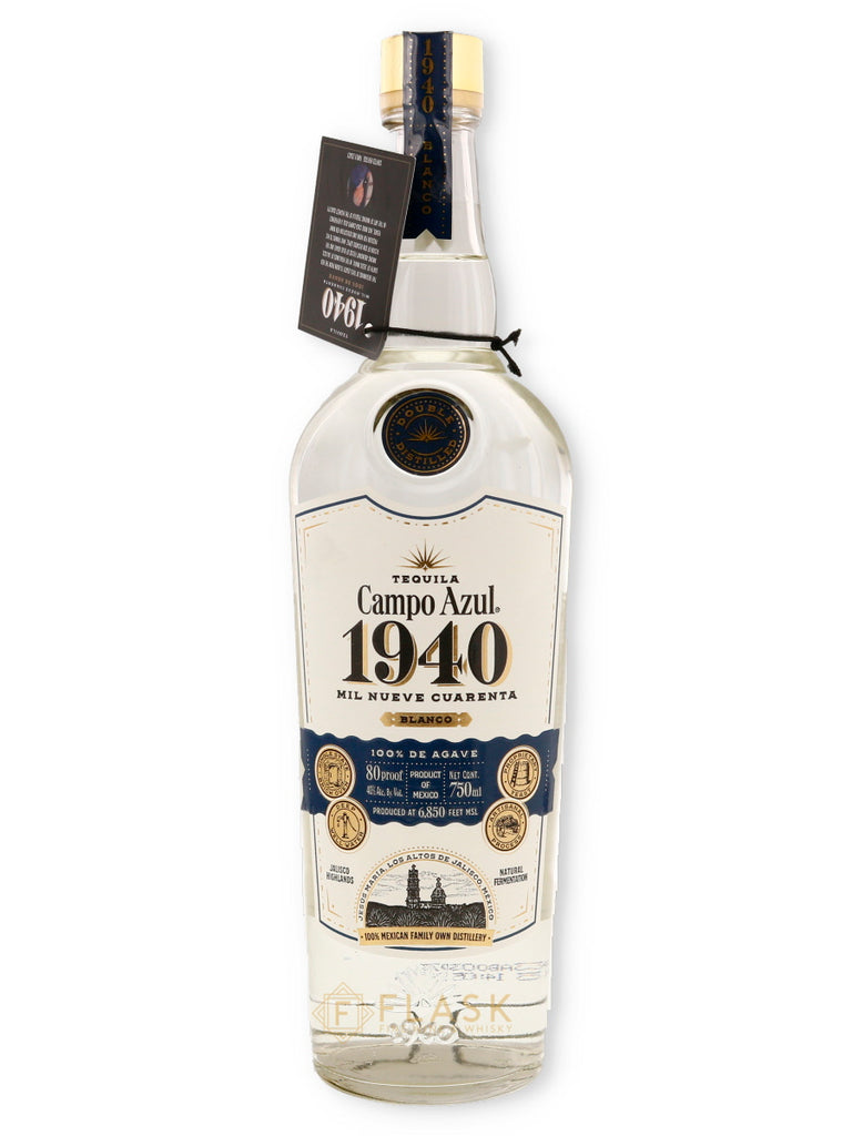 Campo Azul Tequila 1940 Azul Blanco 750ml - Flask Fine Wine & Whisky