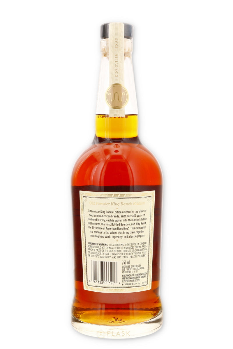 Old Forester King Ranch Edition Bourbon - Flask