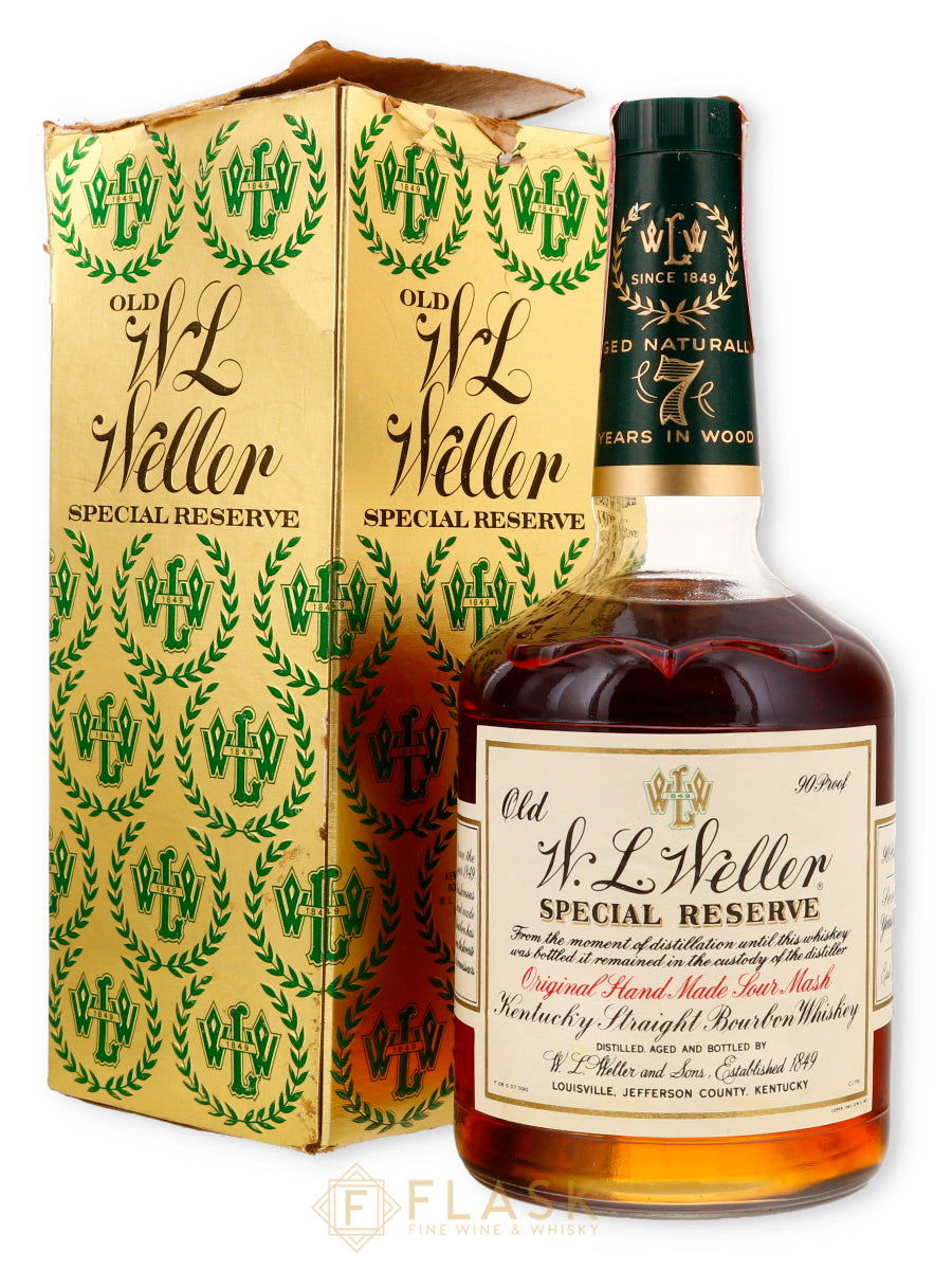 Old WL Weller Special Reserve 7 Year Old Bourbon "Paper Label" 1978 750ml / Stitzel Weller [Gift Box] - Flask Fine Wine & Whisky