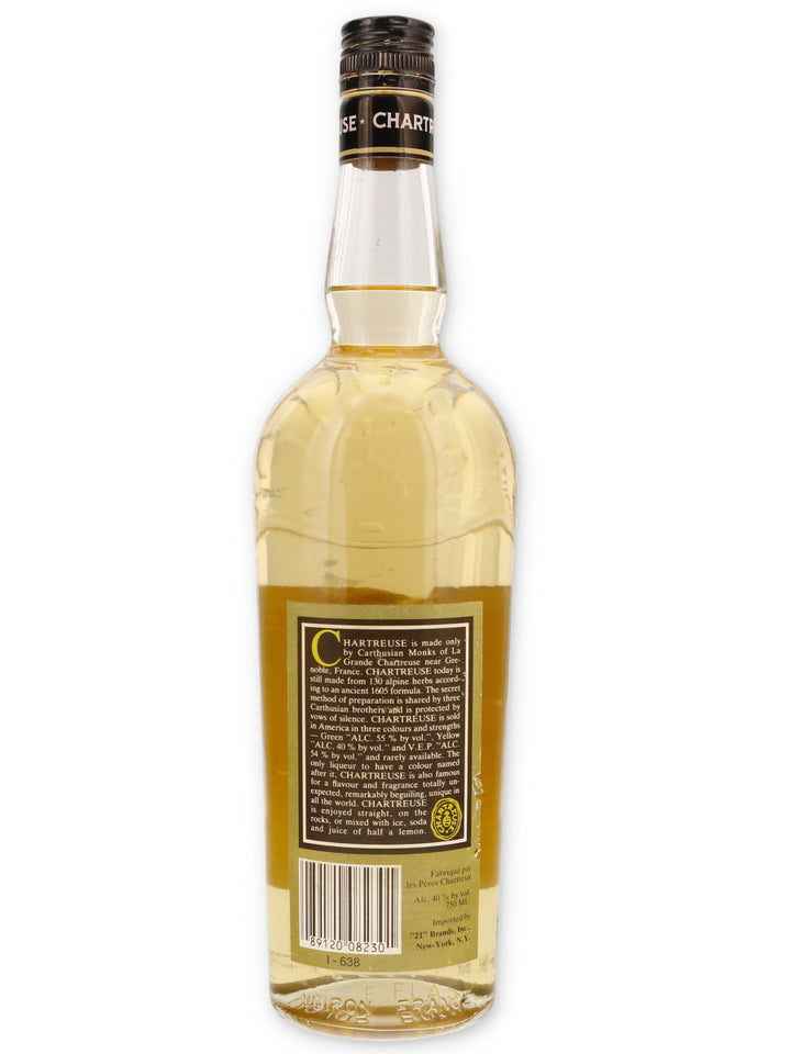 Chartreuse Jaune / Yellow Voiron 1980s '21 Brands' 750ml - Flask Fine Wine & Whisky