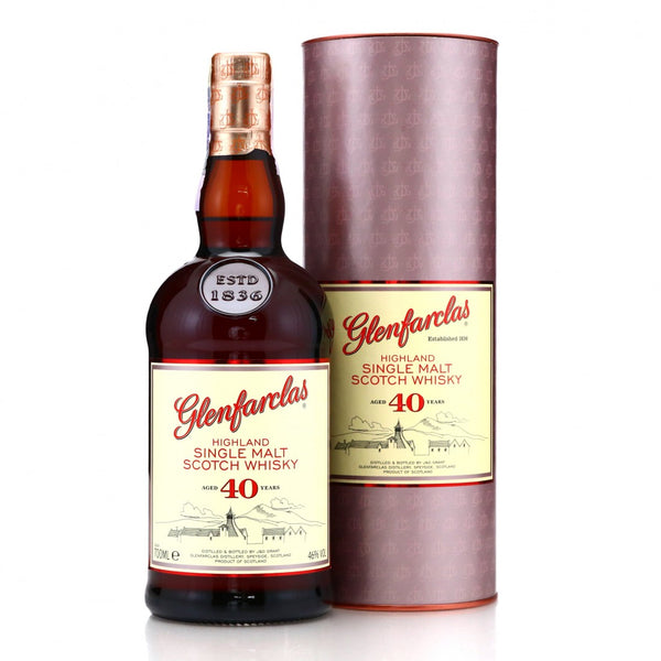 Glenfarclas 40 Year Old Single Malt Scotch Whisky 700ml - Flask Fine Wine & Whisky