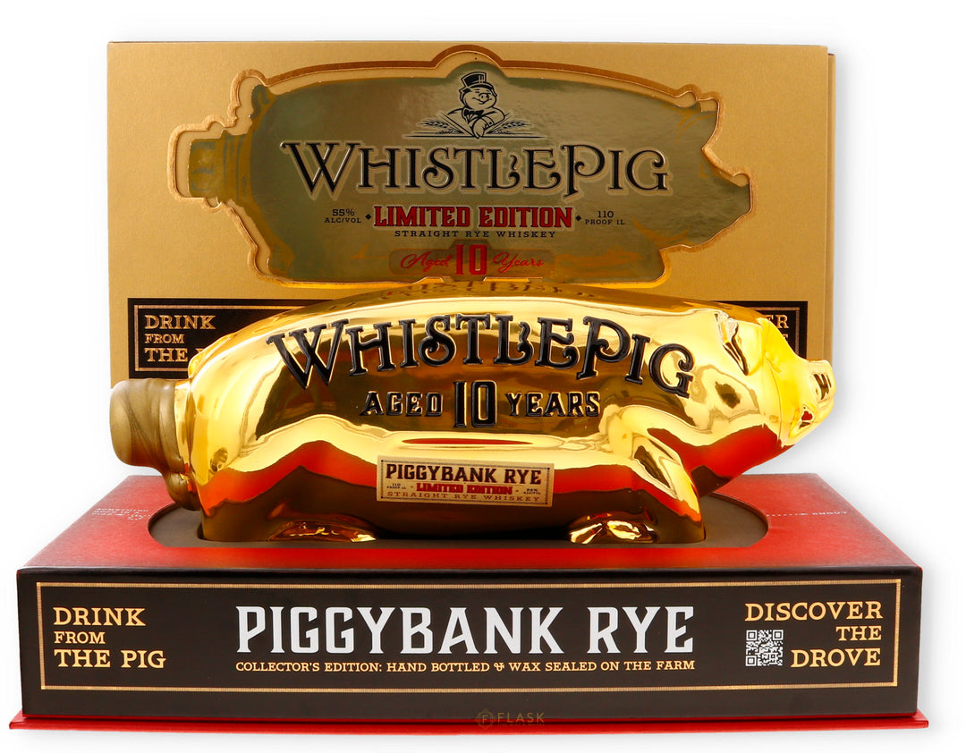 WhistlePig Piggybank Rye 10 Year Old Gold Edition