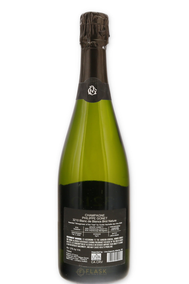 Philippe Gonet Champagne 3210 Brut Zero Blanc de Blancs