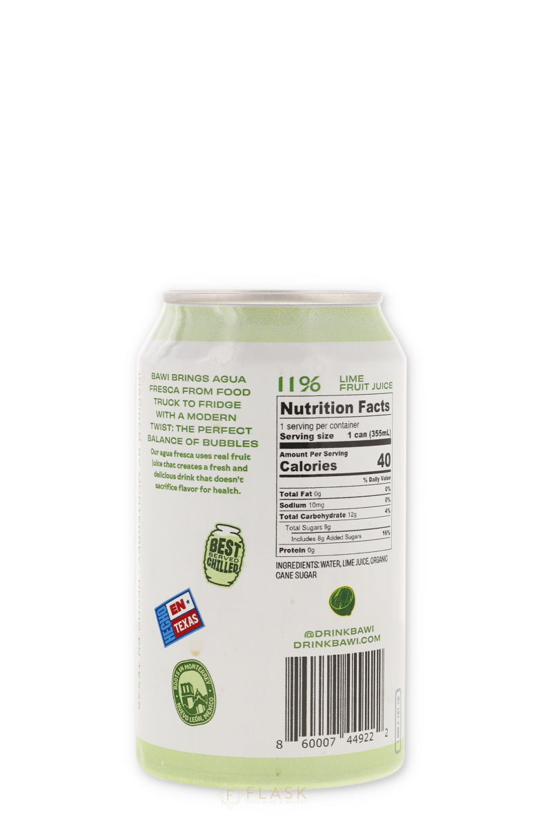 BAWI Sparkling Agua Fresca El Limon 12oz - Flask Fine Wine & Whisky