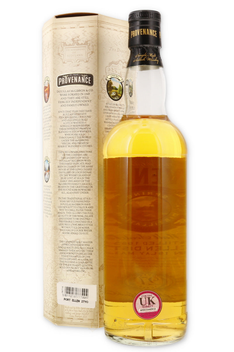 Port Ellen 1983 27 Year Old Cask #6101 Provenance Islay Single Malt Scotch Whisky