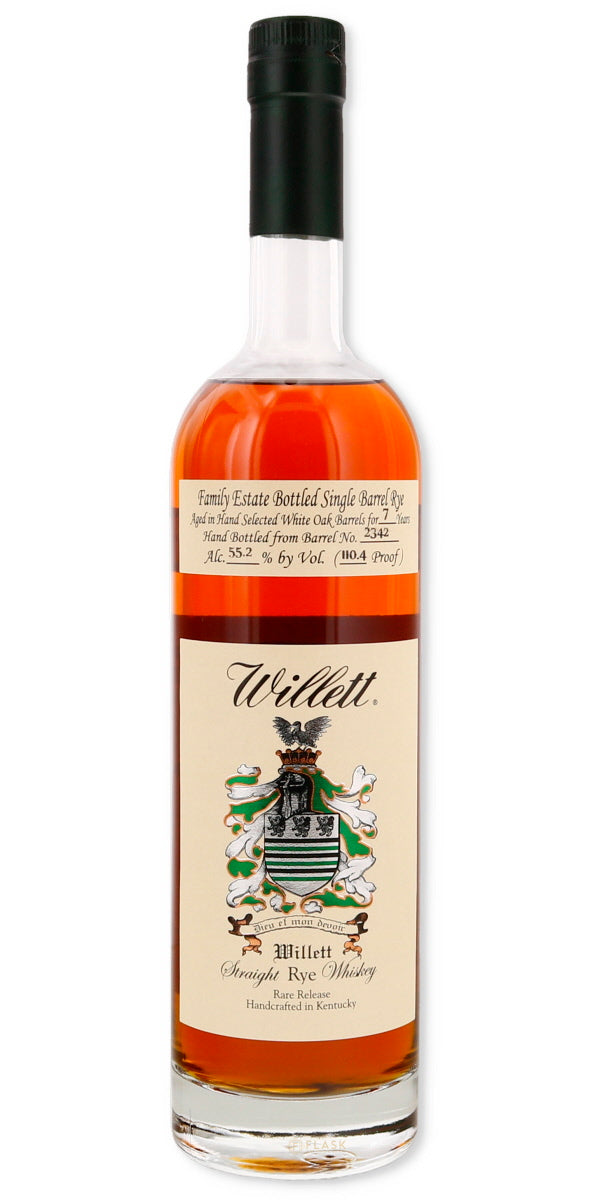 Willet Family Estate 7 Year Rye Single Cask #2342 Morris The Cat 110.4 proof