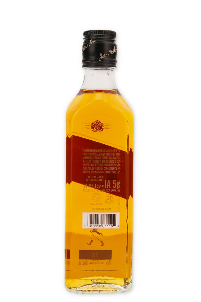 Johnnie Walker Black 375ml - Flask Fine Wine & Whisky