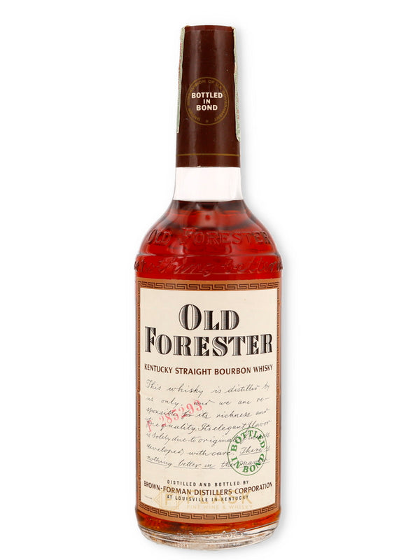 Old Forester Bottled In Bond Kentucky Bourbon 100 Proof 1963 - Flask Fine Wine & Whisky
