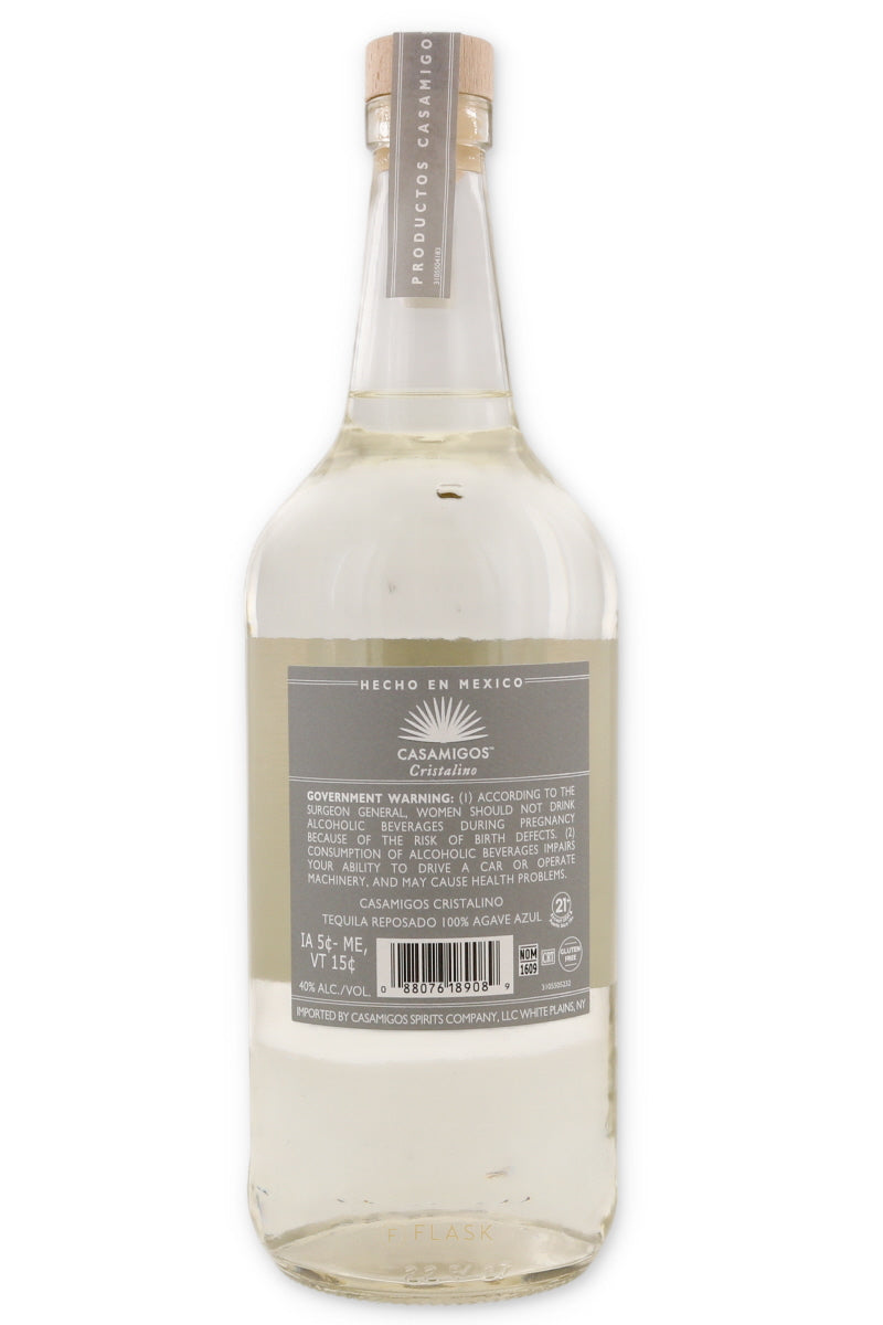 Casamigos Tequila Reposado Cristalino 1 Liter - Flask Fine Wine & Whisky