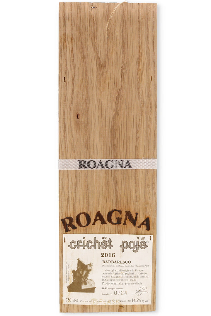 Roagna Crichet Paje Barbaresco 2016 - Flask Fine Wine & Whisky
