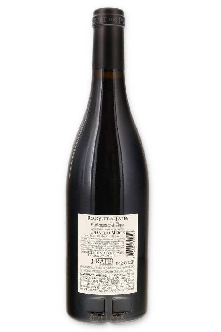 Domaine Bosquet des Papes Châteauneuf du Pape Rouge  Chante le Merle 2022