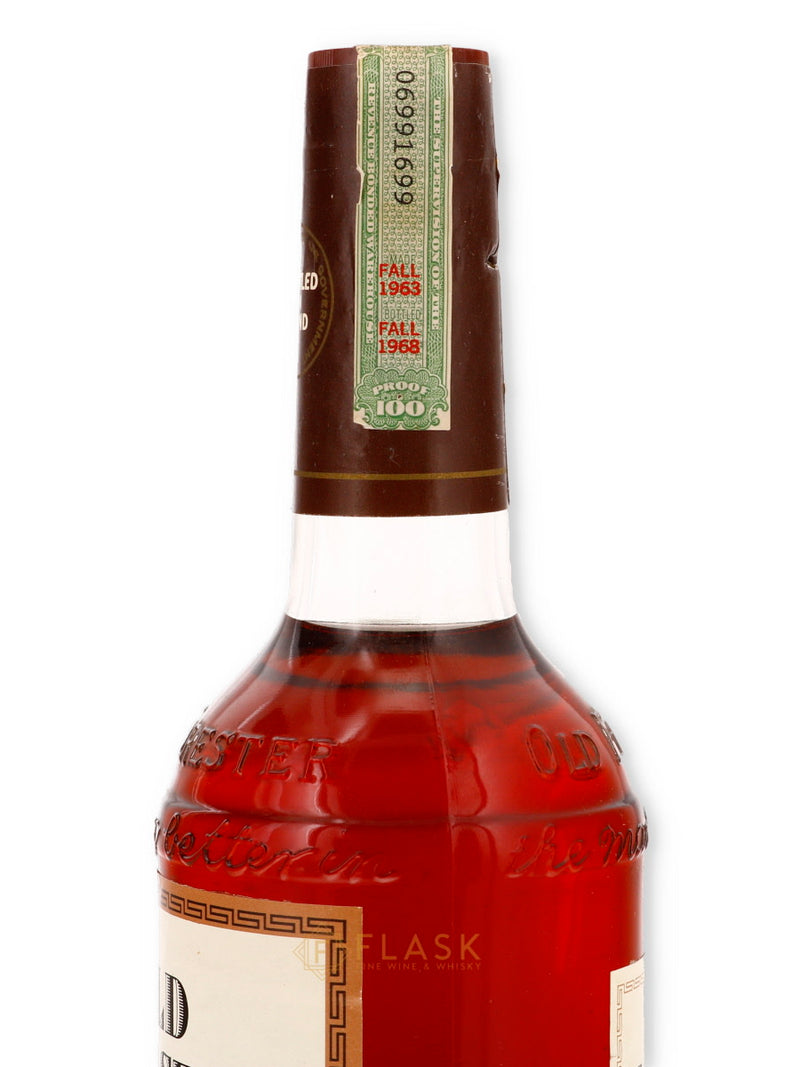 Old Forester Bottled In Bond Kentucky Bourbon 100 Proof 1963 - Flask Fine Wine & Whisky