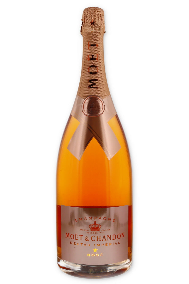 Moet Chandon Nectar Imperial Rose 1.5 Liter Magnum Luminous - Flask Fine Wine & Whisky