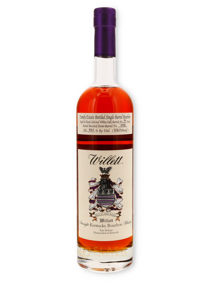 Willett Family Estate Single Barrel Bourbon 9 Year #2125 124.2 Proof - Flask Fine Wine & Whisky