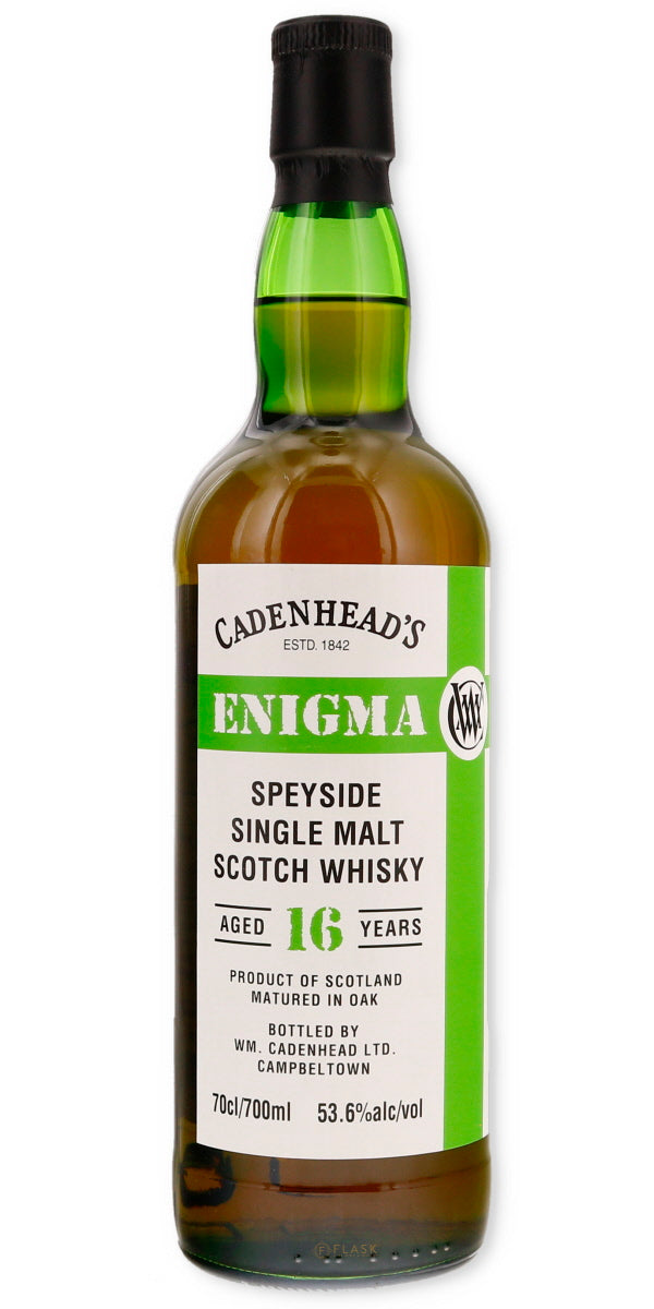 Cadenheads Enigma 2008 16 Year Old Speyside Single Malt Scotch Whisky - Flask Fine Wine & Whisky