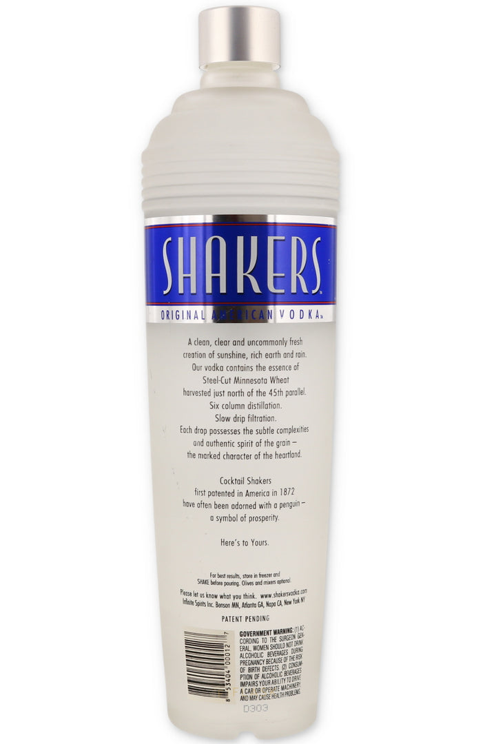 Shakers Vodka 750ml - Flask Fine Wine & Whisky
