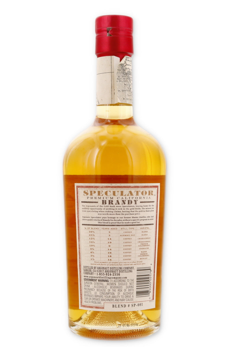 Argonaut Speculator Brandy 750ml