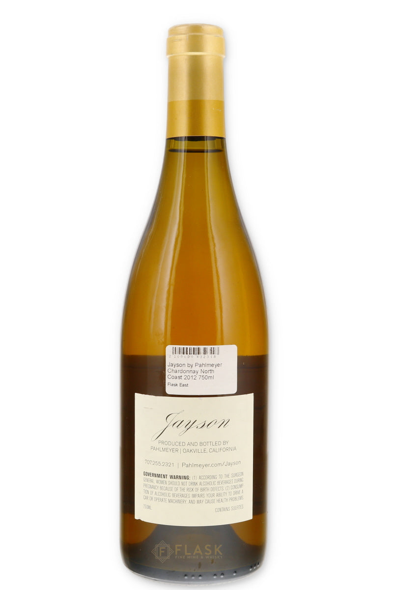 Jayson by Pahlmeyer Chardonnay North Coast 2012 750ml - Flask Fine Wine & Whisky