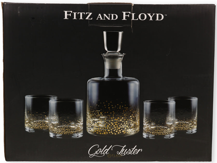 Fitz and Floyd Copper Daphne Gold Luster