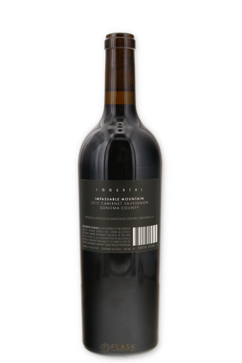 Immortal Impassable Mountain Cabernet Sauvignon Sonoma 2017