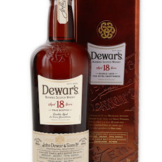 Dewars 12 Year Old Blended Scotch Whisky 750ml - Flask