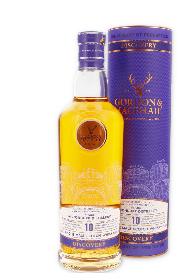 Gordon Macphail Discovery Miltonduff 10 Year Sherry Cask Single Malt Scotch