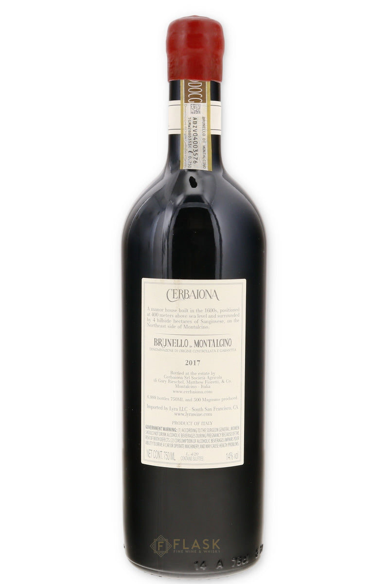 Cerbaiona Brunello di Montalcino 2017 - Flask Fine Wine & Whisky