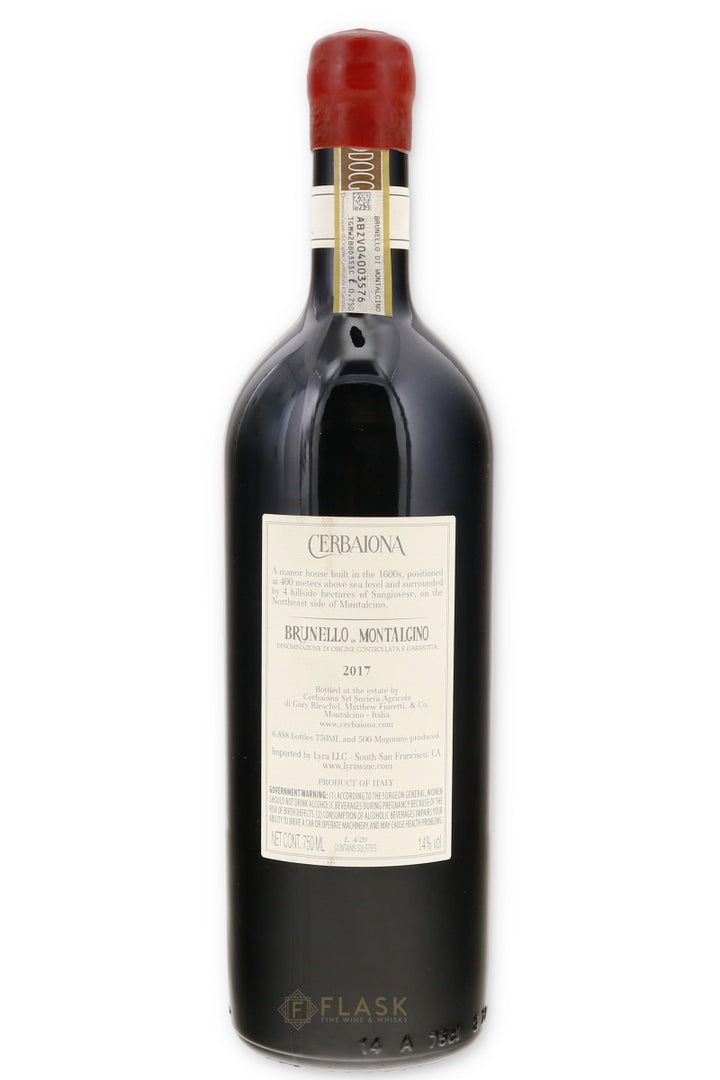 Cerbaiona Brunello di Montalcino 2017 - Flask Fine Wine & Whisky