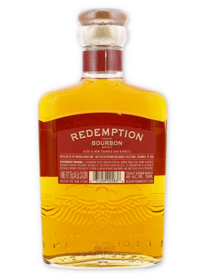 Redemption Straight Bourbon Whiskey Eagle Edition 92 proof - Flask Fine Wine & Whisky