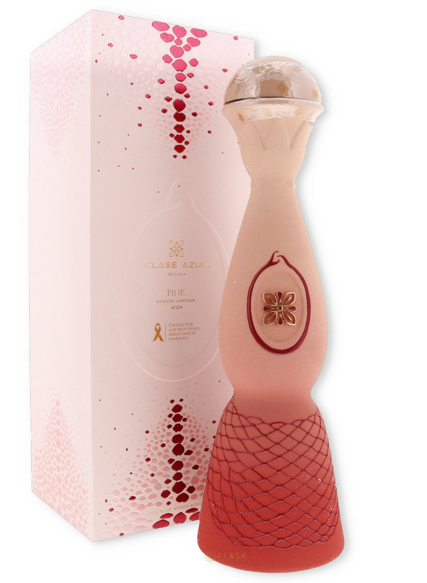 Clase Azul Pink Breast Cancer Awareness Joven Limited Edition Tequila 2024 1 Liter - Flask Fine Wine & Whisky