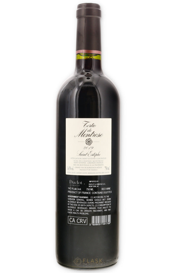 Chateau Montrose Tertio de Montrose Saint Estephe 2019