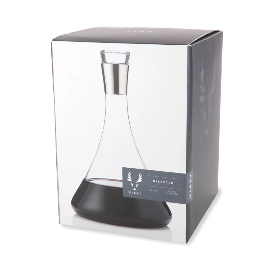 Irving Chrome-Rim Wine Decanter Viski