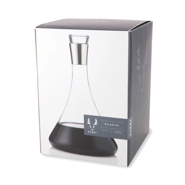 Irving Chrome-Rim Wine Decanter Viski