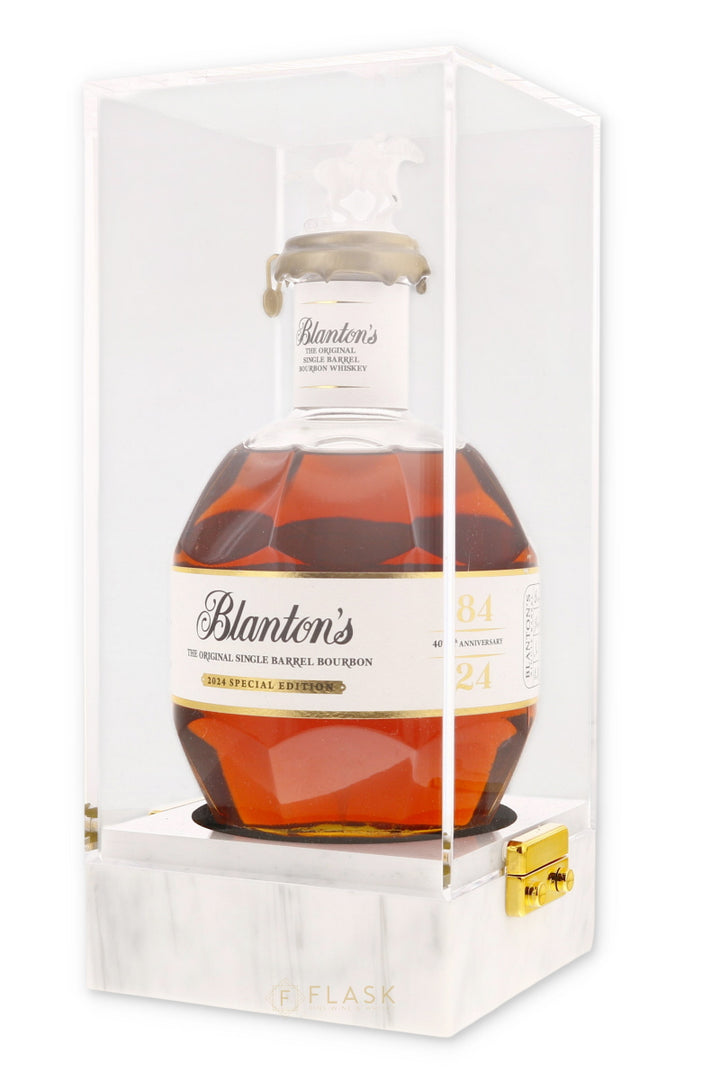 Blantons 40th Anniversary 2024 Special Edition Single Barrel Bourbon with Acrylic Display Case