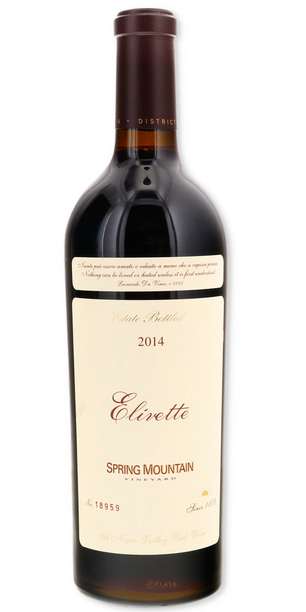 Spring Mountain Elivette Napa Valley Red Wine 2014