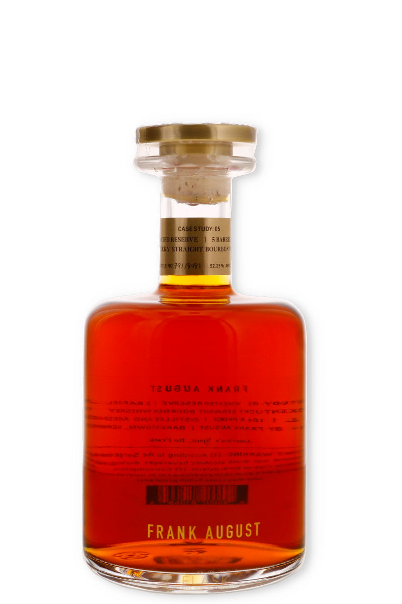 Frank August Case Study No 5 Wheated Bourbon - Flask Fine Wine & Whisky