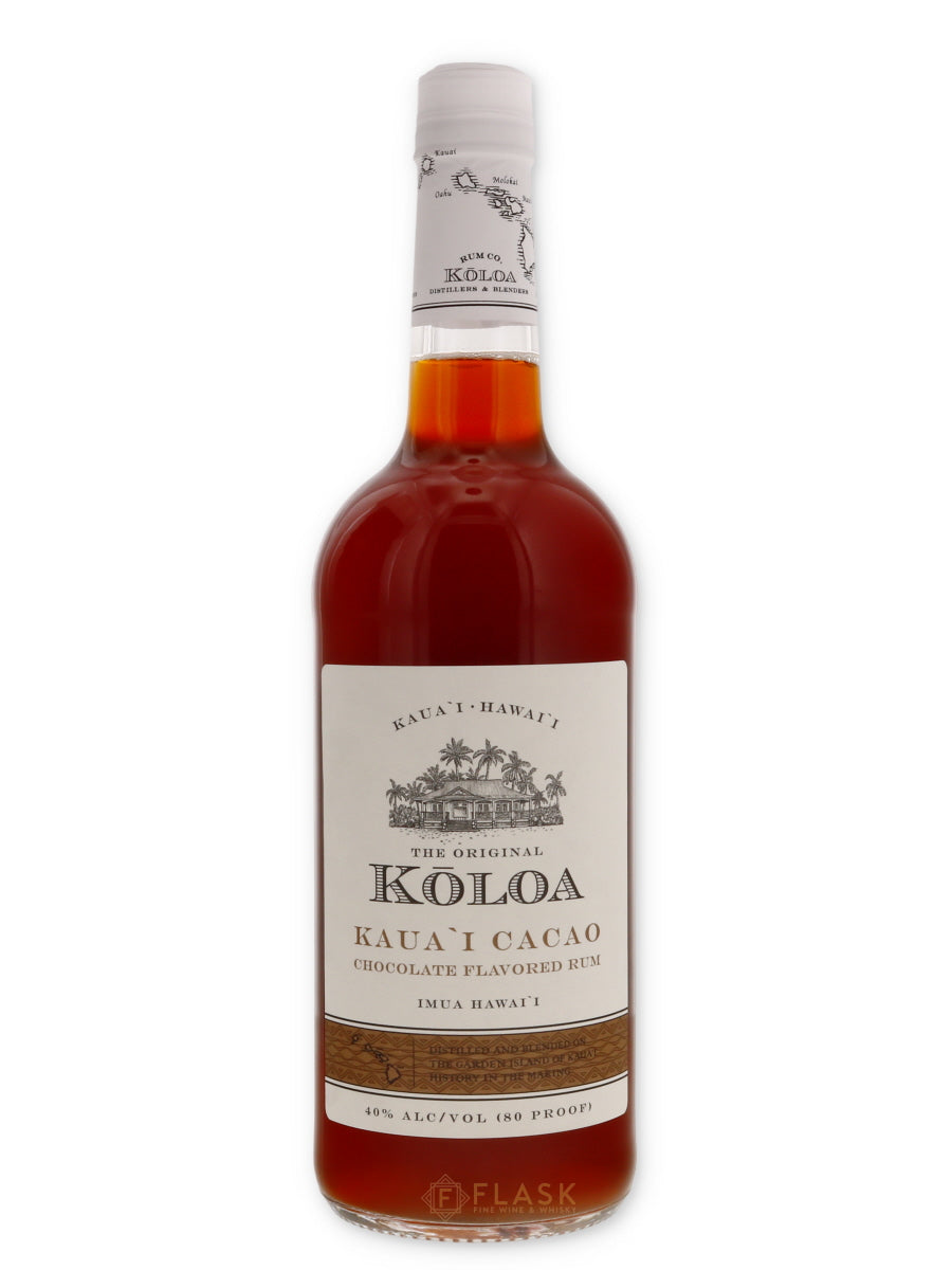 Koloa Kauai Cacao Chocolate Flavored Rum 1 Liter - Flask Fine Wine & Whisky