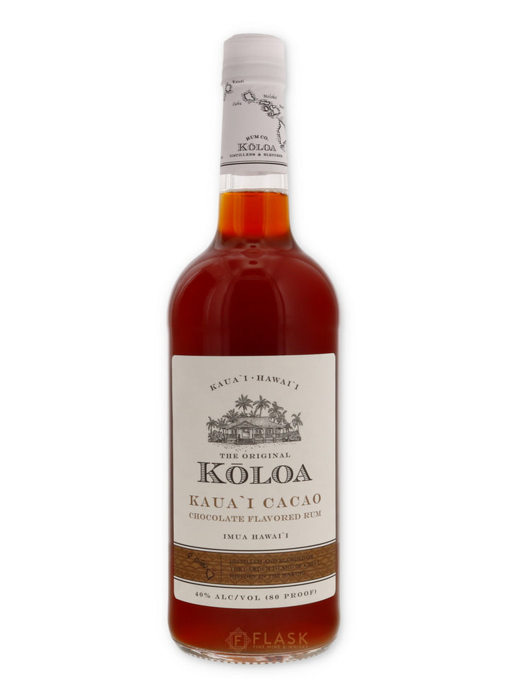 Koloa Kauai Cacao Chocolate Flavored Rum 1 Liter - Flask Fine Wine & Whisky