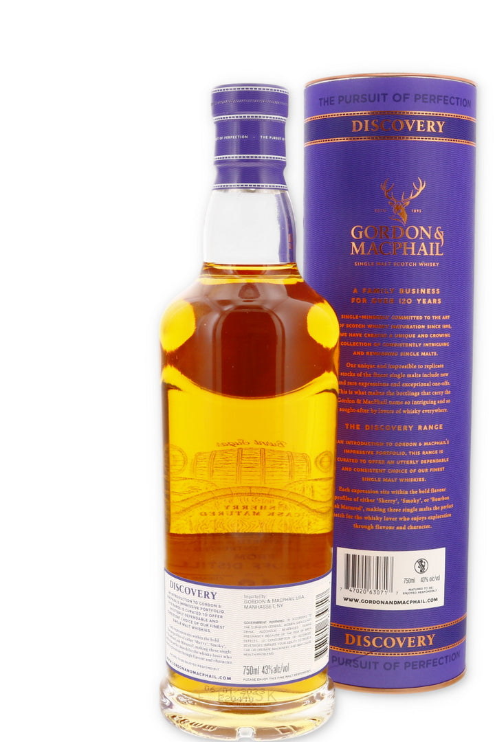 Gordon Macphail Discovery Miltonduff 10 Year Sherry Cask Single Malt Scotch