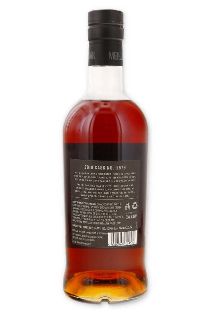Meikle Toir Single Cask 2018 Peated 7yr Oloroso Sherry Hogshead 119.4 proof