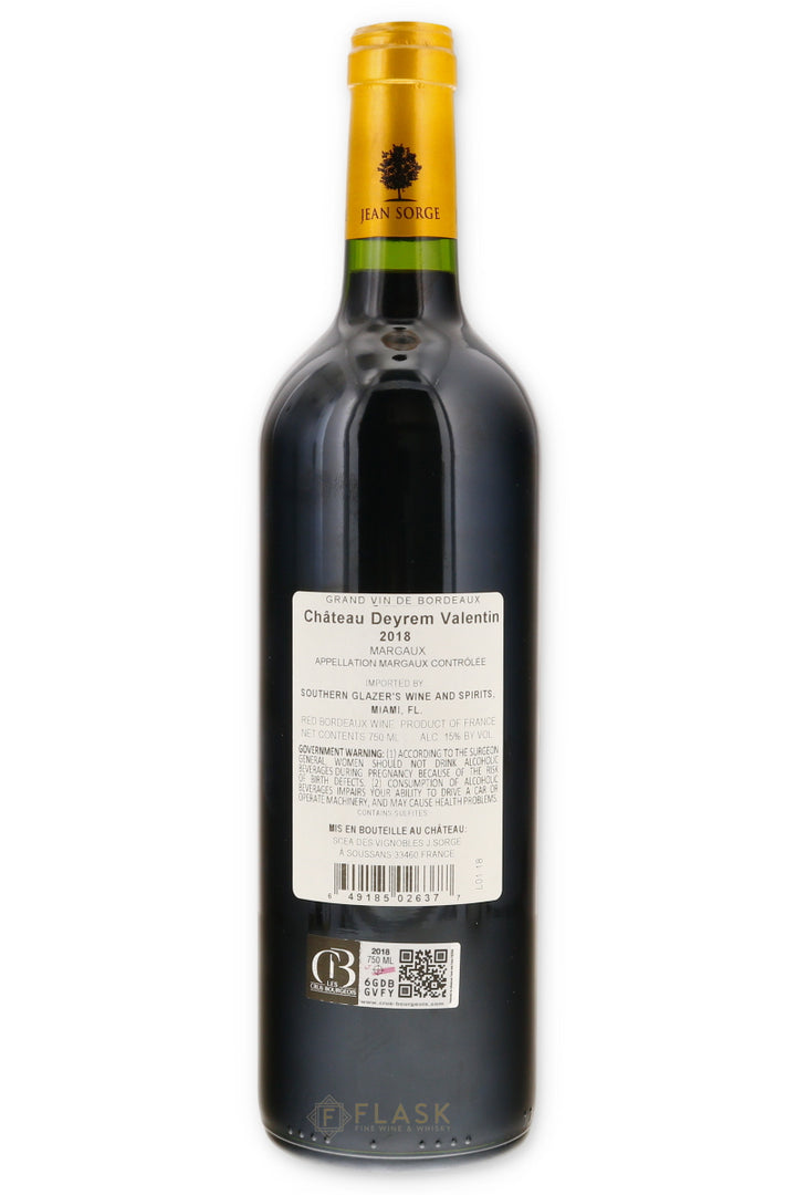 Chateau Deyrem Valentin Margaux 2018 - Flask Fine Wine & Whisky