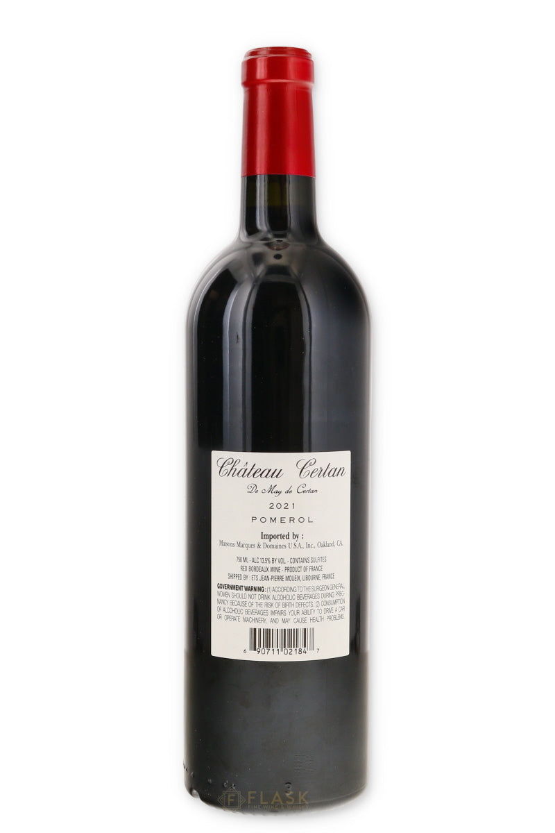 Chateau Certan De May de Certan Pomerol 2021 - Flask