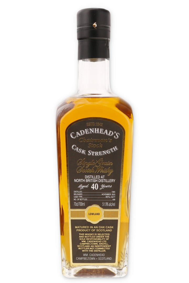 Cadenhead Chairmans Stock North British Aged 40 Years 103.8 Proof - Flask Fine Wine & Whisky