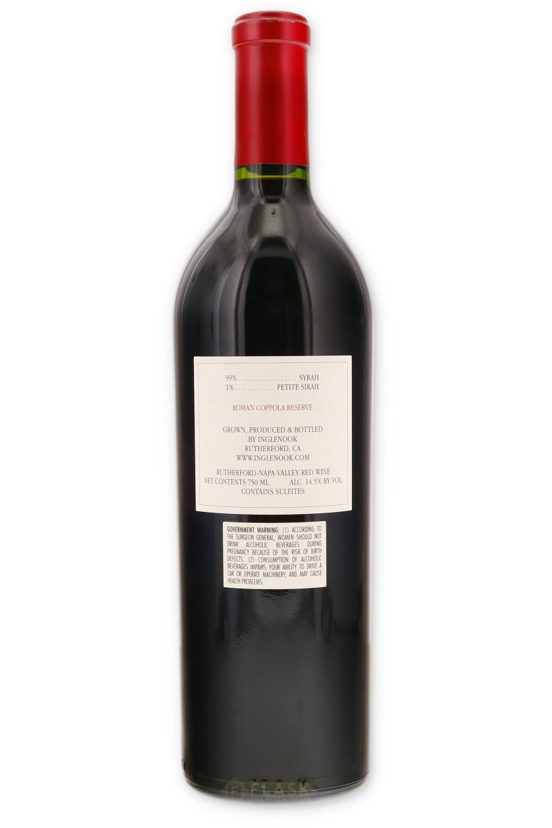 Inglenook RC Reserve Syrah Napa Valley Rutherford 2014