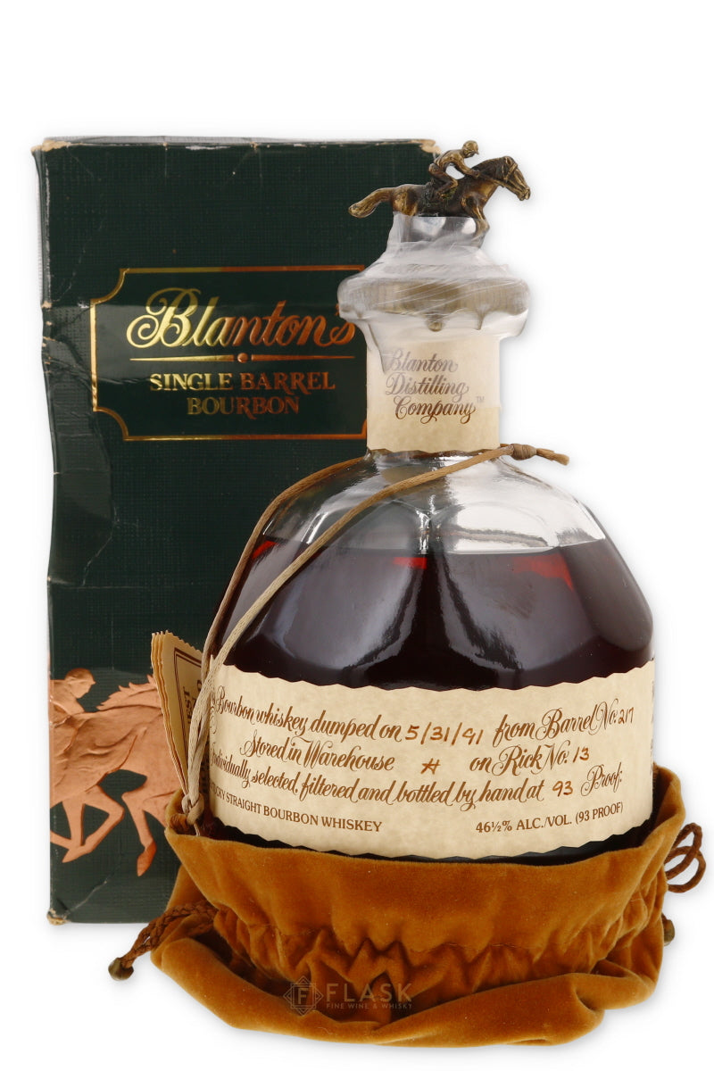 Blantons Bourbon Bottled 5/31 1991 - Flask Fine Wine & Whisky