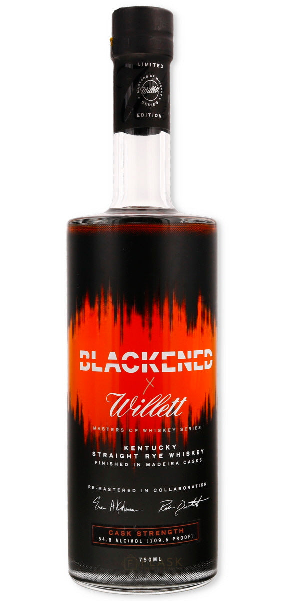 Blackened x Willett Kentucky Straight Rye Whiskey - Flask Fine Wine & Whisky