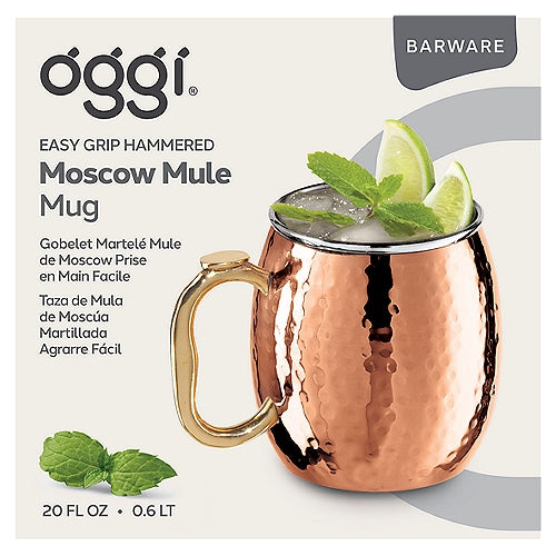 Oggi Barware Moscow Mule Mug 20 oz - Flask Fine Wine & Whisky